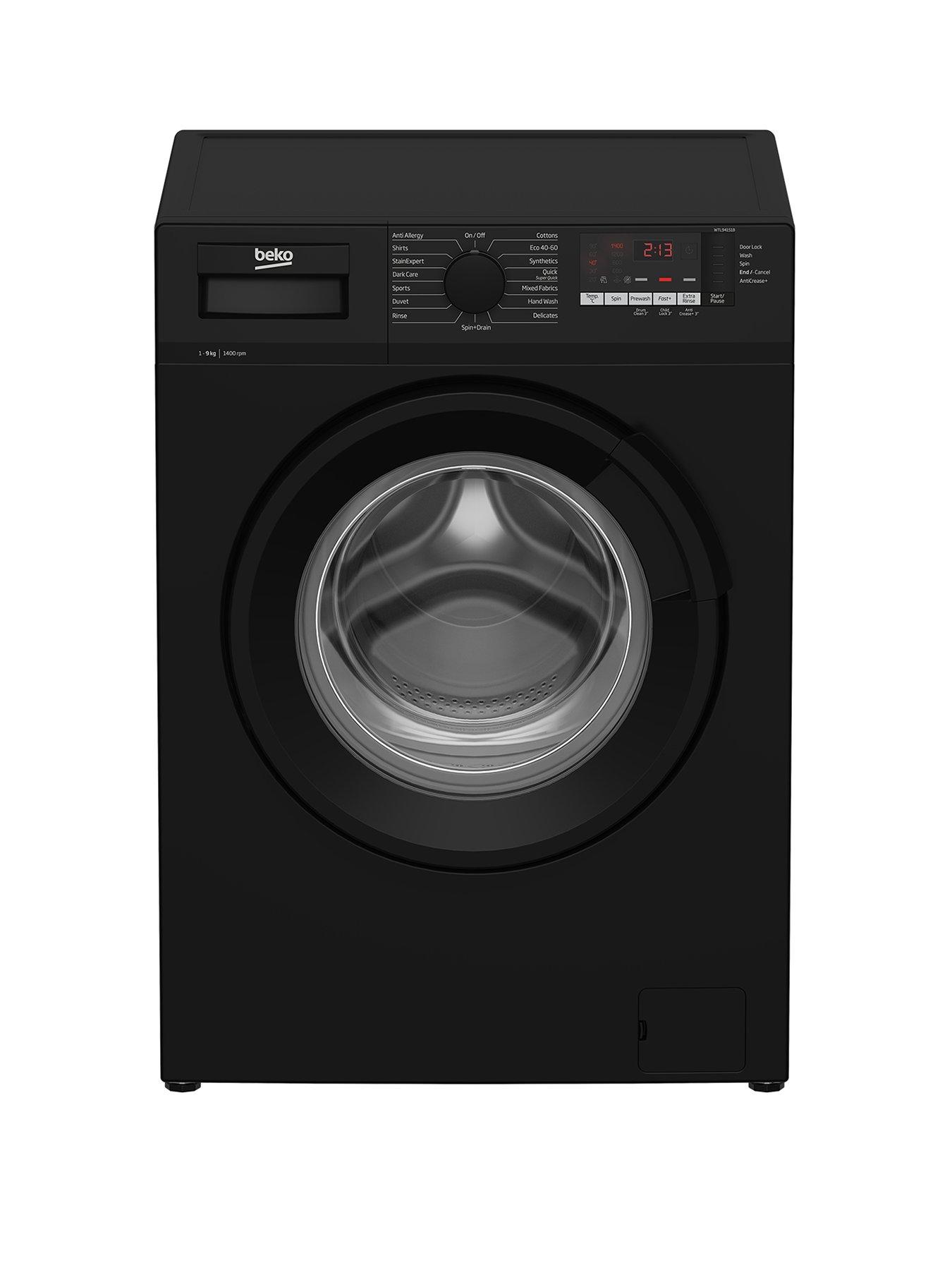 undefined WTL94151B 9kg Load, 1400 Spin RecycledTub™ Washing Machine - Black