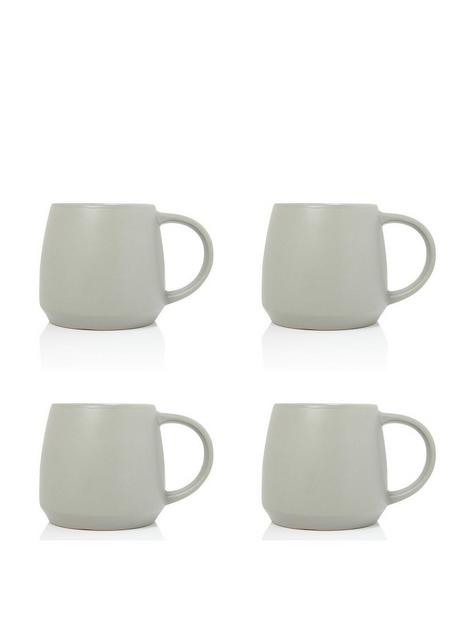 sabichi-set-of-4-grey-matt-stoneware-mugs