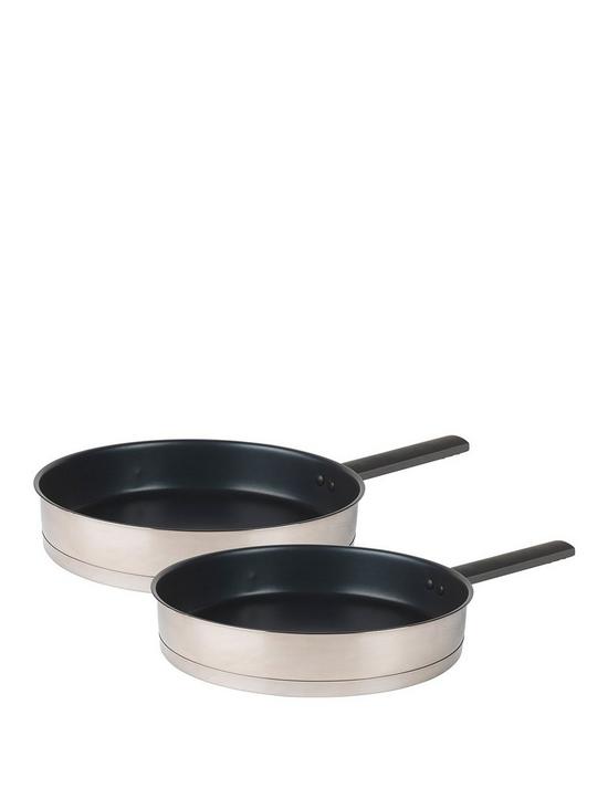 front image of russell-hobbs-24cm-and-28cm-frying-pan