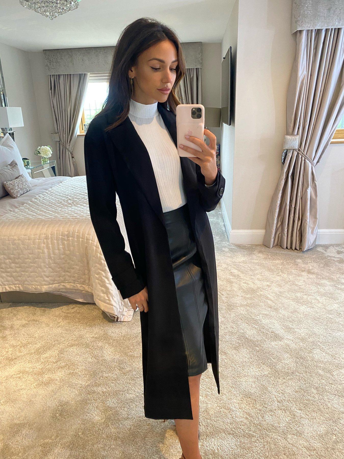 longline blazer coat
