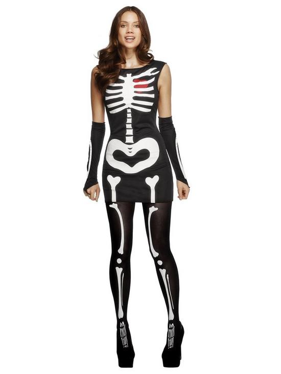 front image of sexy-skeleton-costume