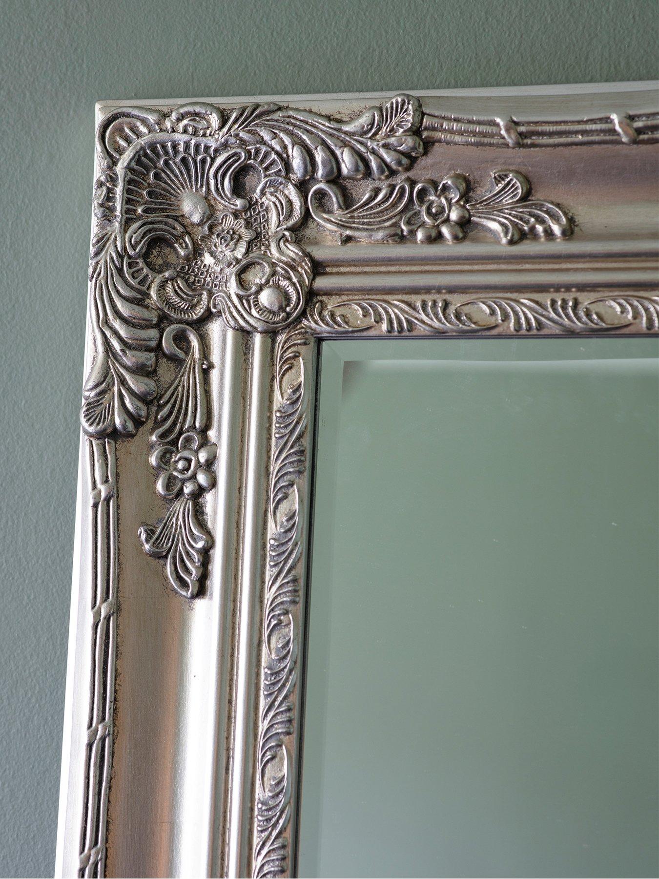  image of gallery-direct-hampshire-silver-leaner-full-length-mirror