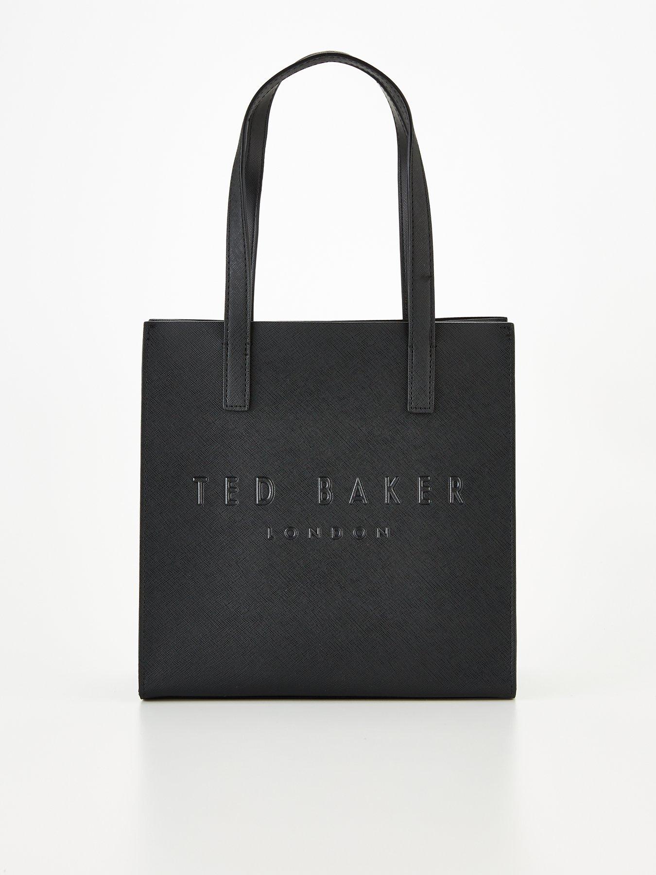 Ted Baker Crosshatch Small Icon Bag Black littlewoods