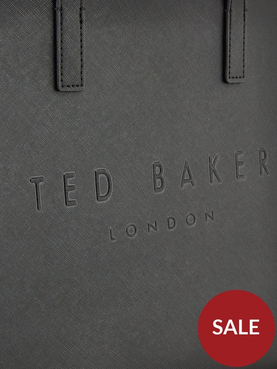 outfit image of ted-baker-crosshatch-small-icon-bag-black