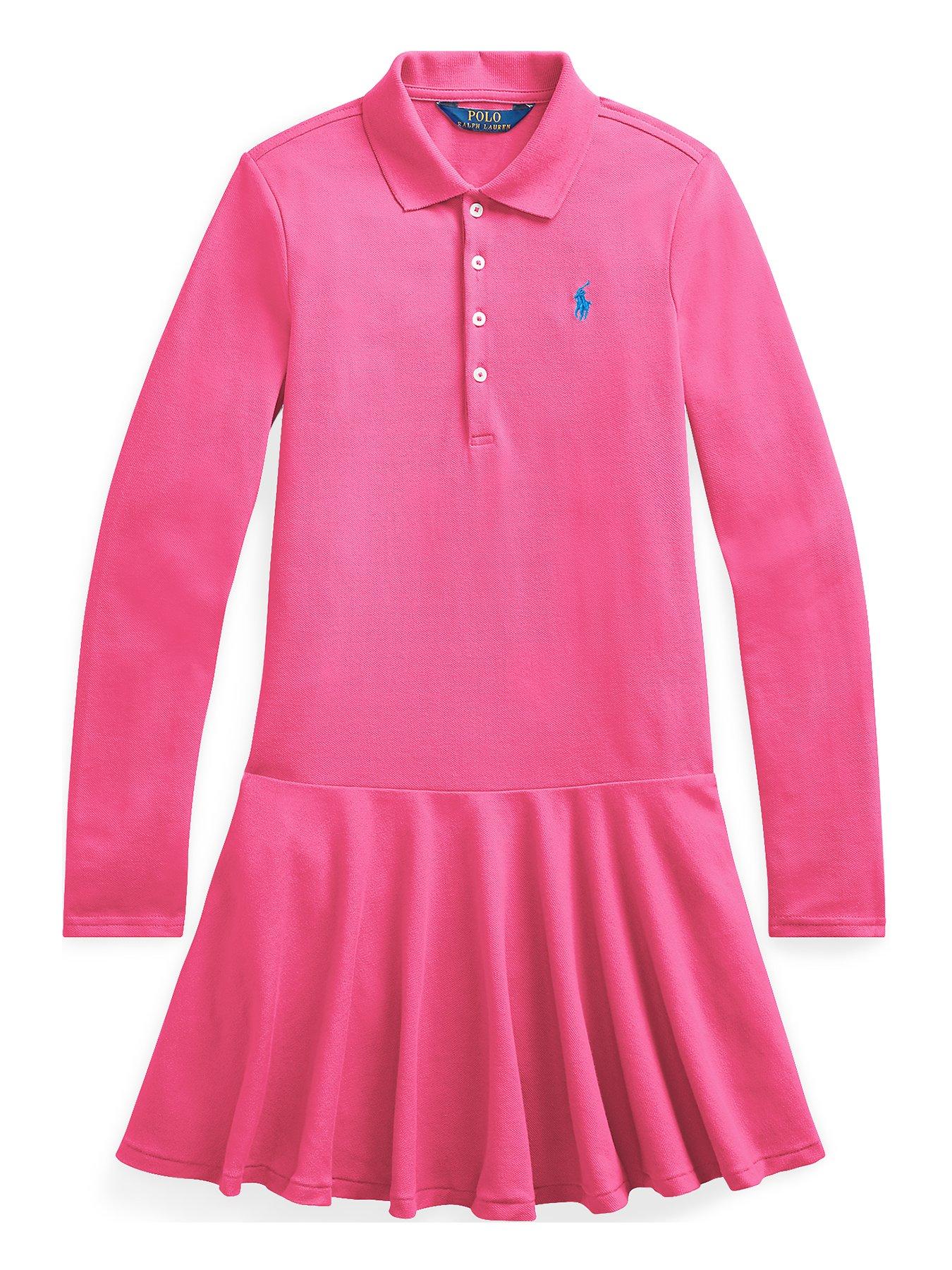 girls pink ralph lauren dress
