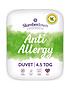  image of slumberdown-anti-allergy-45-tog-double-duvet-white