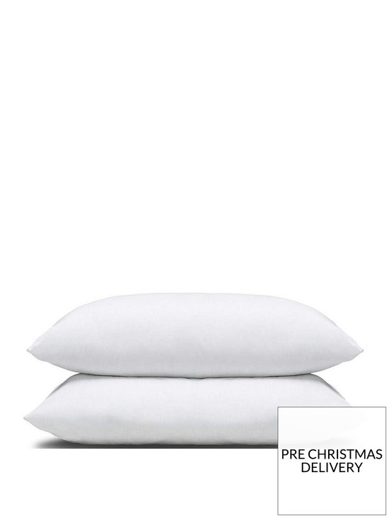 stillFront image of slumberdown-anti-allergy-soft-pillows-pack-of-2-white