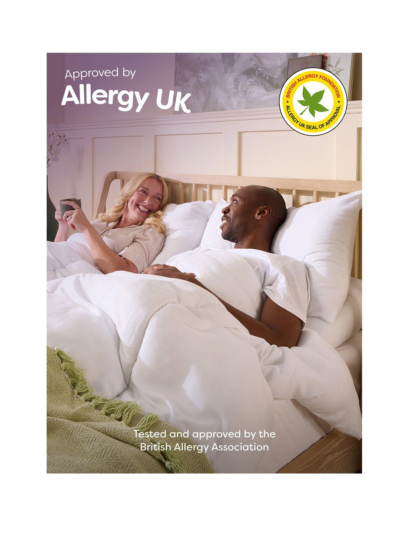 Image 2 of 7 of Slumberdown Anti-Allergy Medium Pillows Pack of 2 - White
