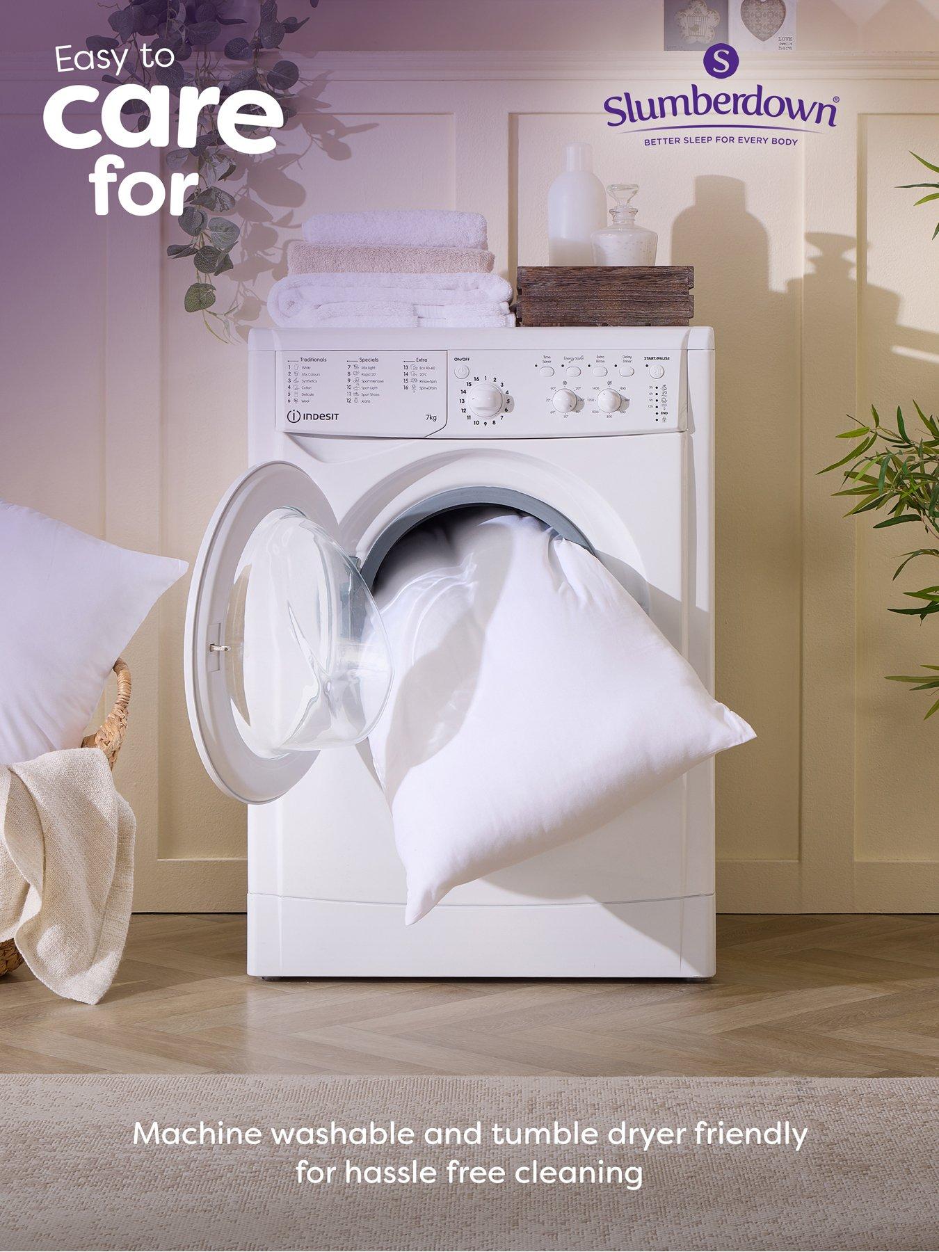 Image 5 of 7 of Slumberdown Anti-Allergy Medium Pillows Pack of 2 - White