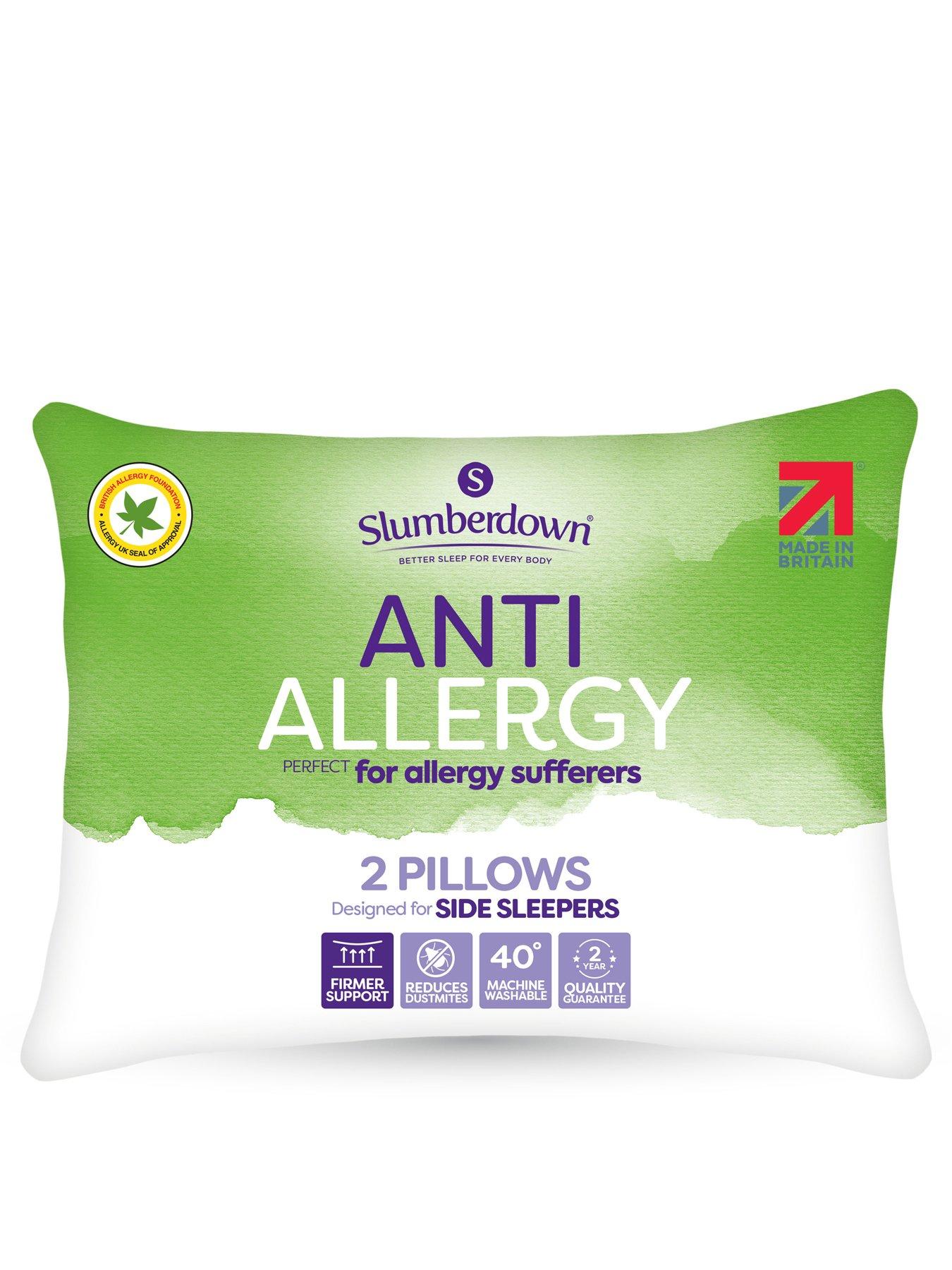 Slumberdown Anti Allergy Firm Support Pillows 2 Pack