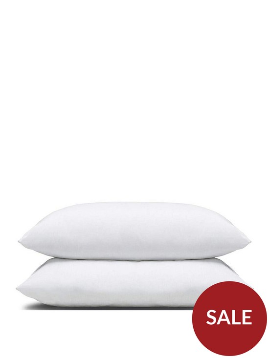 stillFront image of slumberdown-anti-allergy-firm-pillows-pack-of-2-white