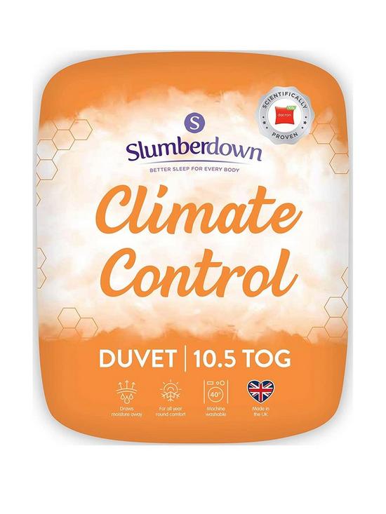 front image of slumberdown-climate-control-105-tog-duvet-ndash-double