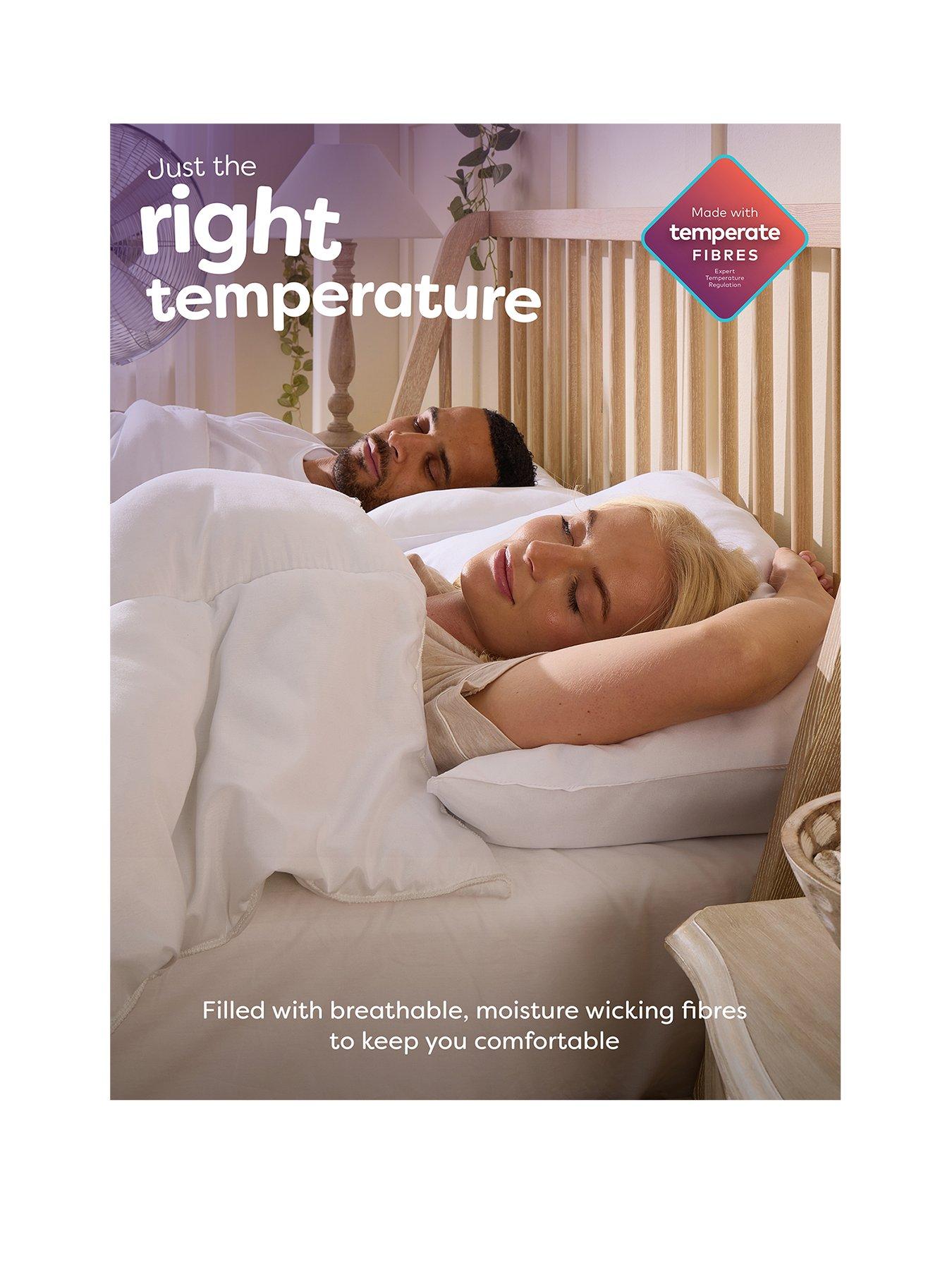stillFront image of slumberdown-climate-control-pillows-2-pack-white