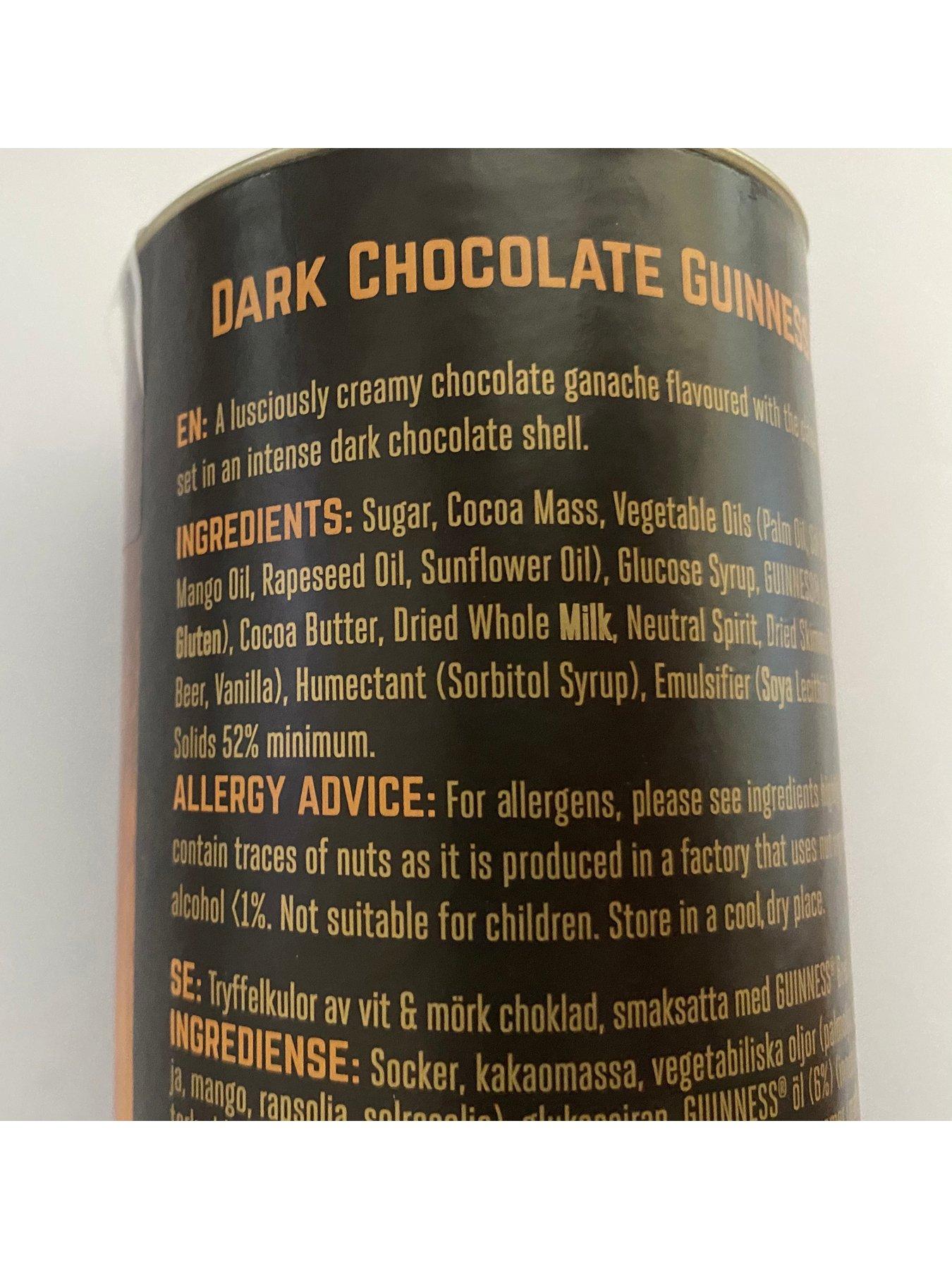 Image 5 of 6 of GUINNESS Twist&nbsp;Wrapped Dark Chocolate Truffles in Gift Tube 320g
