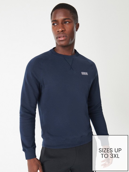 front image of barbour-international-essential-sweatshirt
