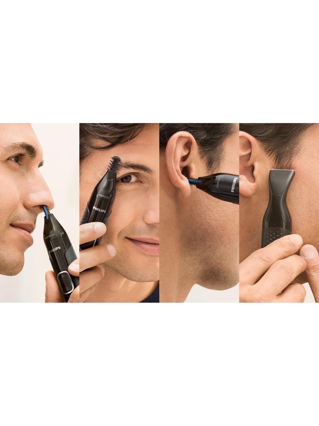 Image 3 of 6 of Philips Series 5000 Cordless Nose Trimmer, Ear and Eyebrow Trimmer, NT5650/16
