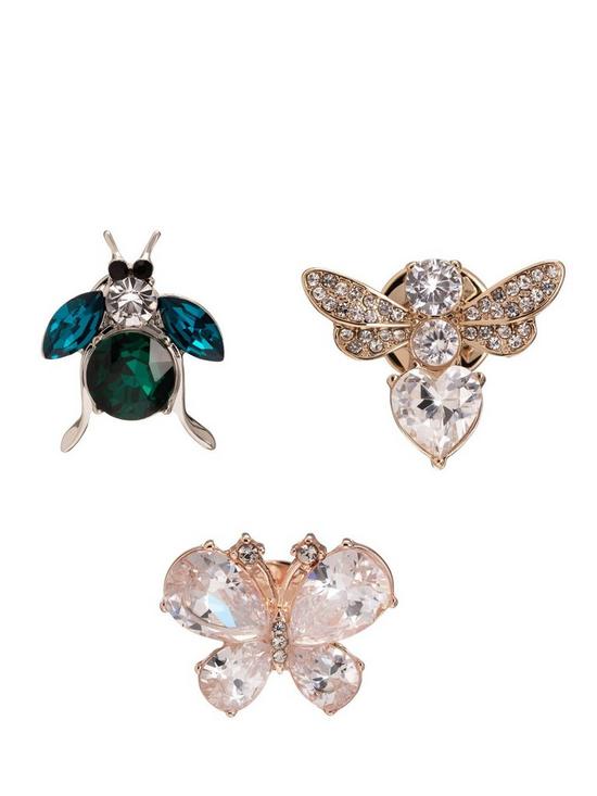 stillFront image of jon-richard-bug-brooches-pack-of-3-gift-boxed