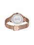  image of hugo-smash-grey-detailed-dial-rose-tone-mesh-bracelet-watch
