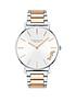  image of coach-perry-white-dial-two-tone-strap-stainless-bracelet-watch