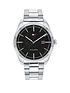  image of tommy-hilfiger-tommy-hilifger-black-dial-stainless-steel-bracelet-watch