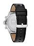  image of tommy-hilfiger-black-multi-dial-black-leather-strap-watch