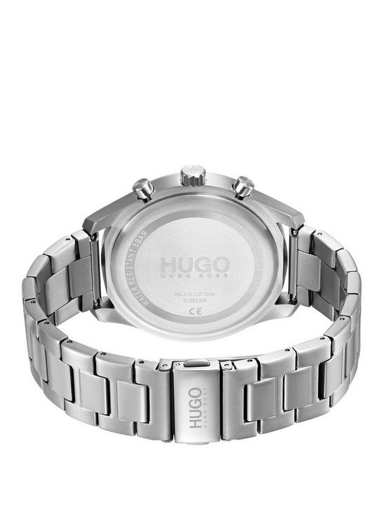stillFront image of hugo-chase-blue-chronograph-dialnbspstainless-steel-bracelet-watch