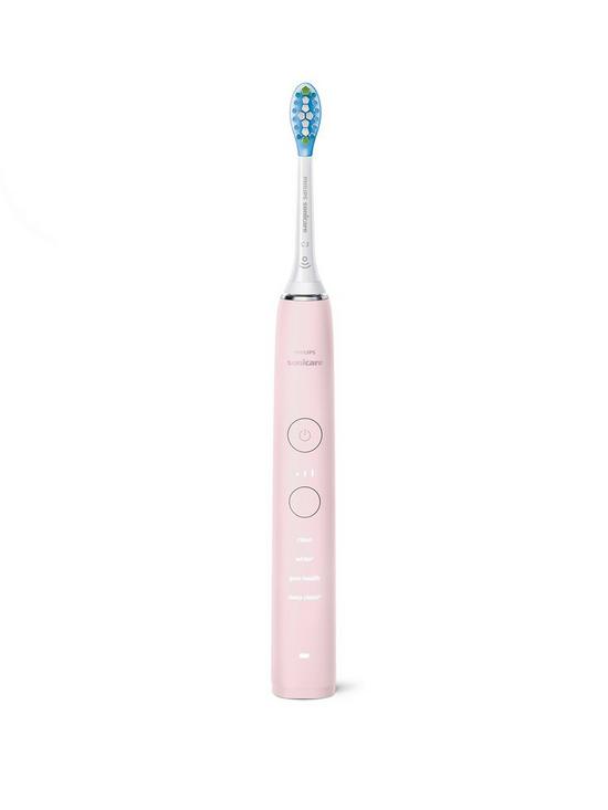 stillFront image of philips-sonicare-diamondclean-9000-electric-toothbrush-with-app-hx991153-pink