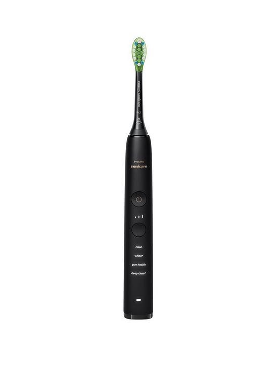 stillFront image of philips-sonicare-diamondclean-9000-electric-toothbrush-with-appnbsphx991139-black