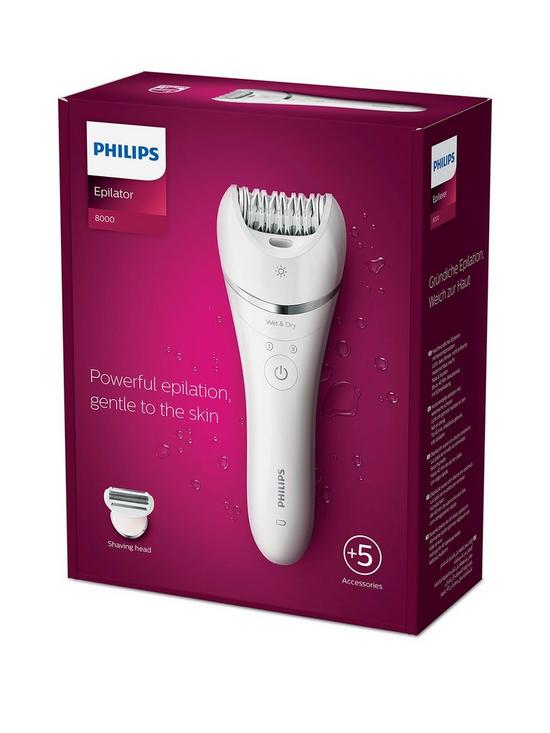 stillFront image of philips-epilator-series-8000-wet-amp-dry-cordless-epilator-with-5-accessories-bre71001