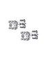  image of created-brilliance-bonnie-created-brilliance-9ct-white-gold-1ct-lab-grown-diamond-solitaire-earrings