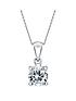  image of created-brilliance-sylvia-created-brilliance-9ct-white-gold-050ct-lab-grown-diamond-solitaire-pendant-necklace