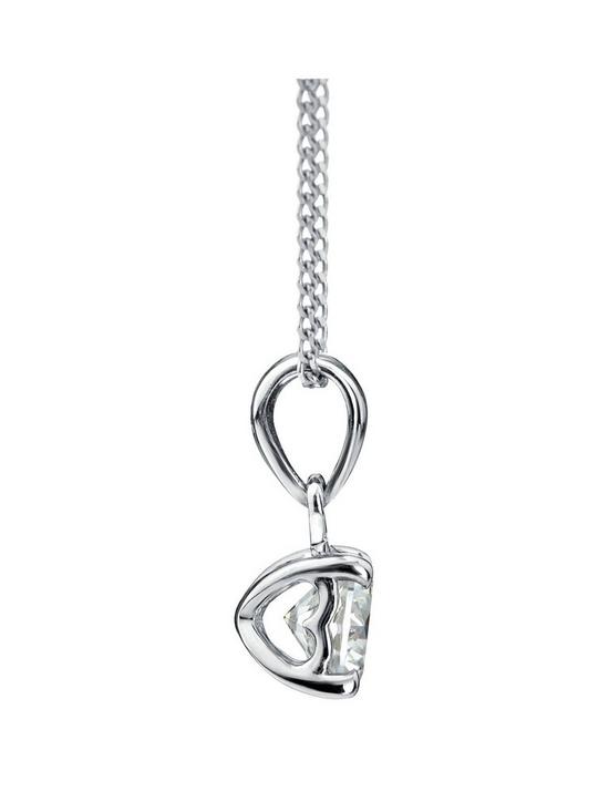 stillFront image of created-brilliance-sylvia-created-brilliance-9ct-white-gold-050ct-lab-grown-diamond-solitaire-pendant-necklace