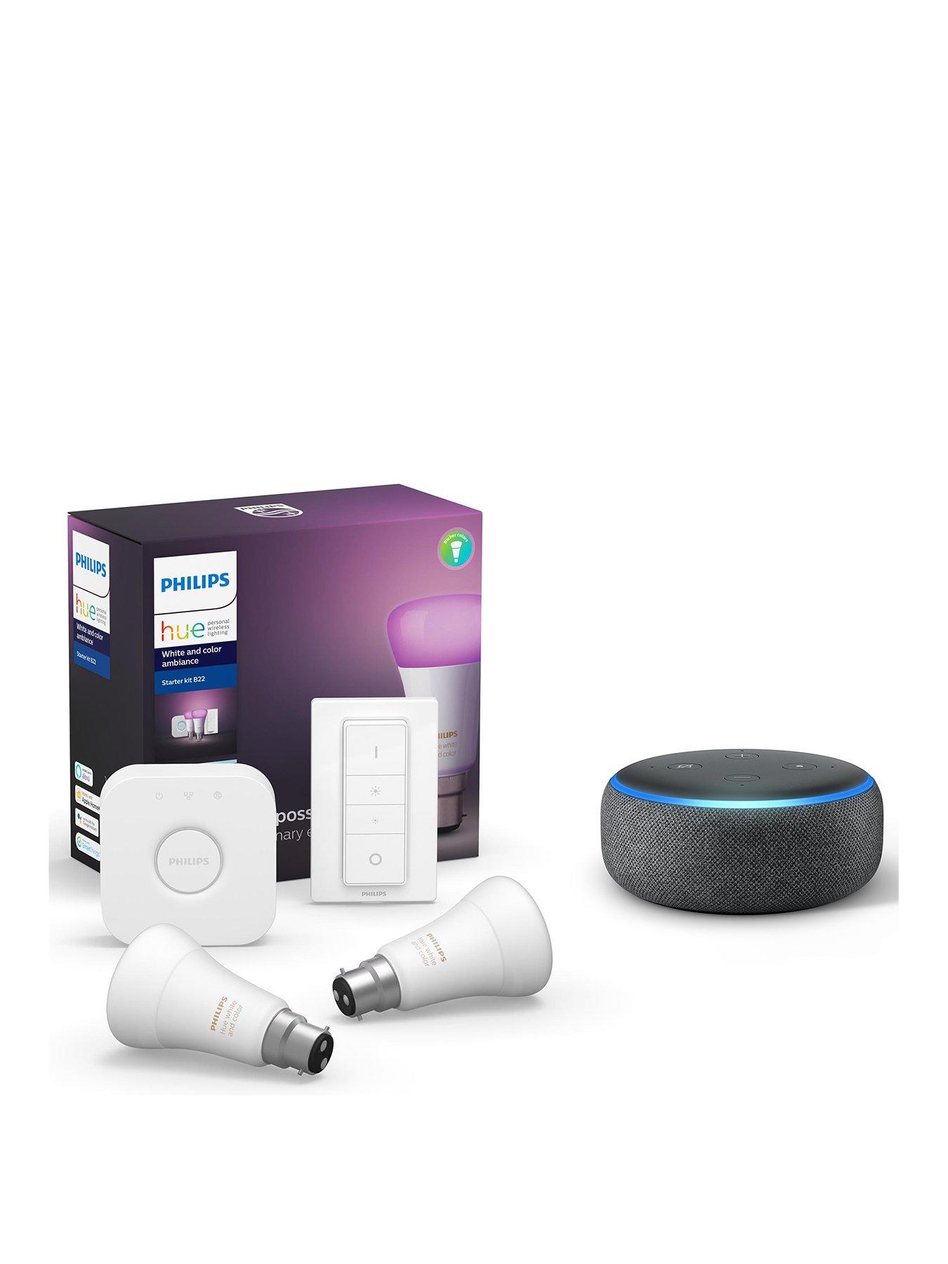echo dot 3 philips hue