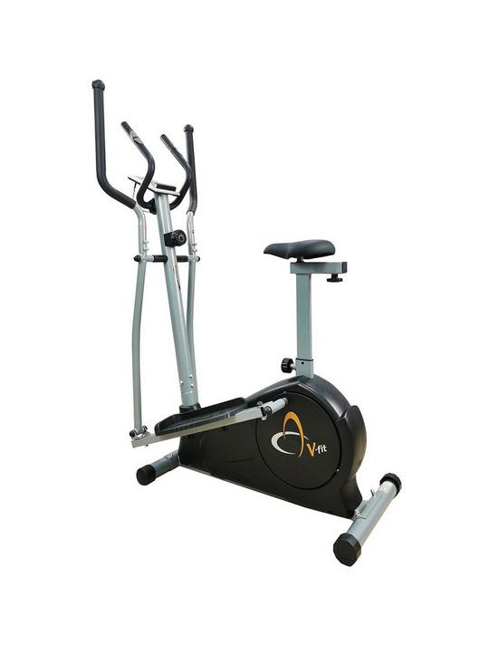 front image of v-fit-magnetic-2-nbspin-1-cycle-elliptical-trainer