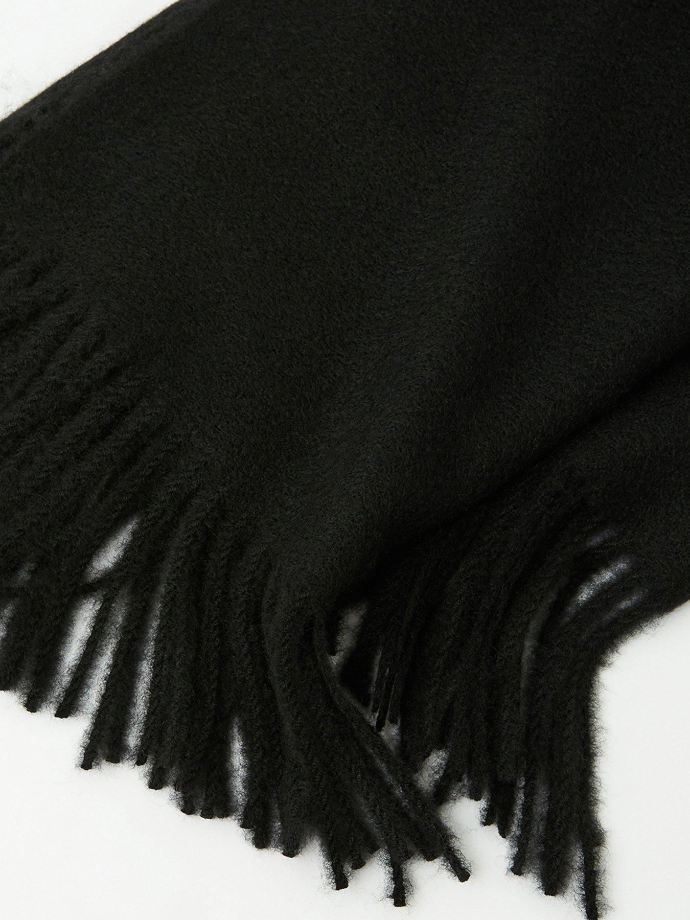 Image 3 of 3 of Accessorize Wells&nbsp;Antibacterial&nbsp;Blanket Scarf&nbsp;- Black