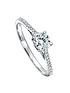  image of created-brilliance-margot-created-brilliance-9ct-white-gold-050ct-lab-grown-diamond-engagement-ring
