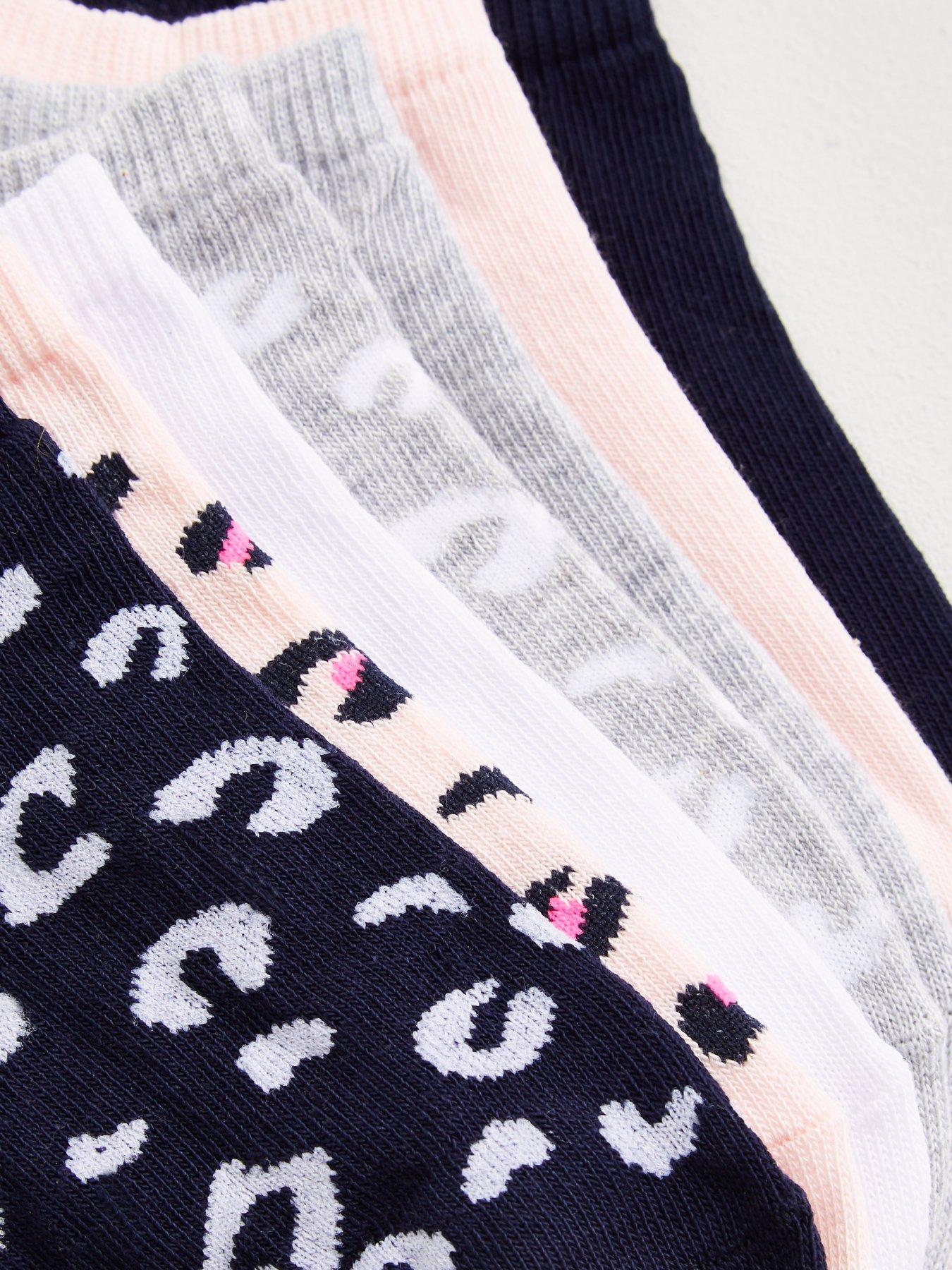 Image 3 of 3 of Everyday Girls 7 Pack Animal Liner Socks - Multi