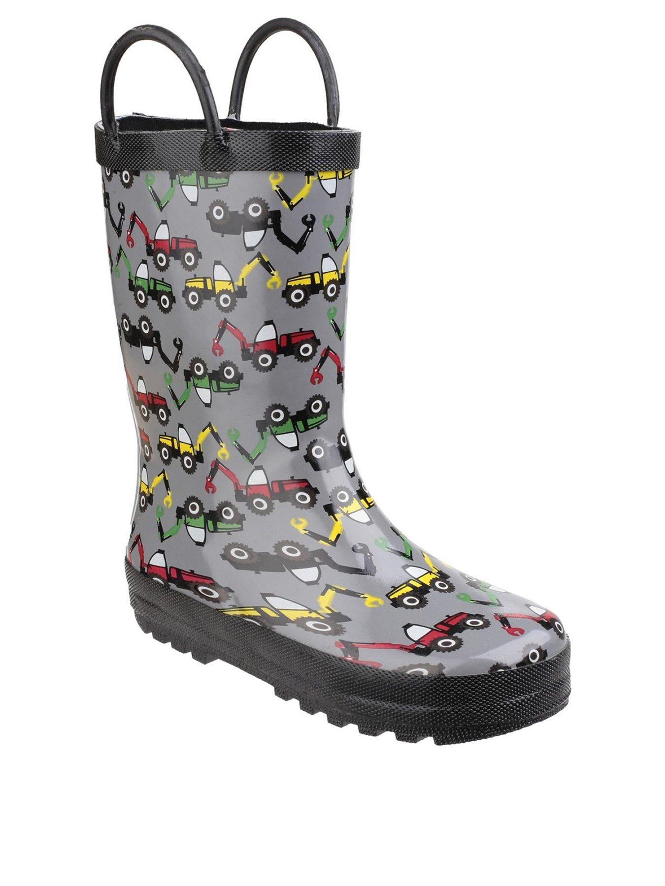 undefined Boys Digger Wellington Boots