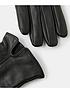  image of accessorize-basic-leather-gloves-black