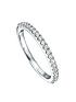  image of created-brilliance-odette-created-brilliance-9ct-white-gold-025ct-lab-grown-diamond-full-eternity-ring