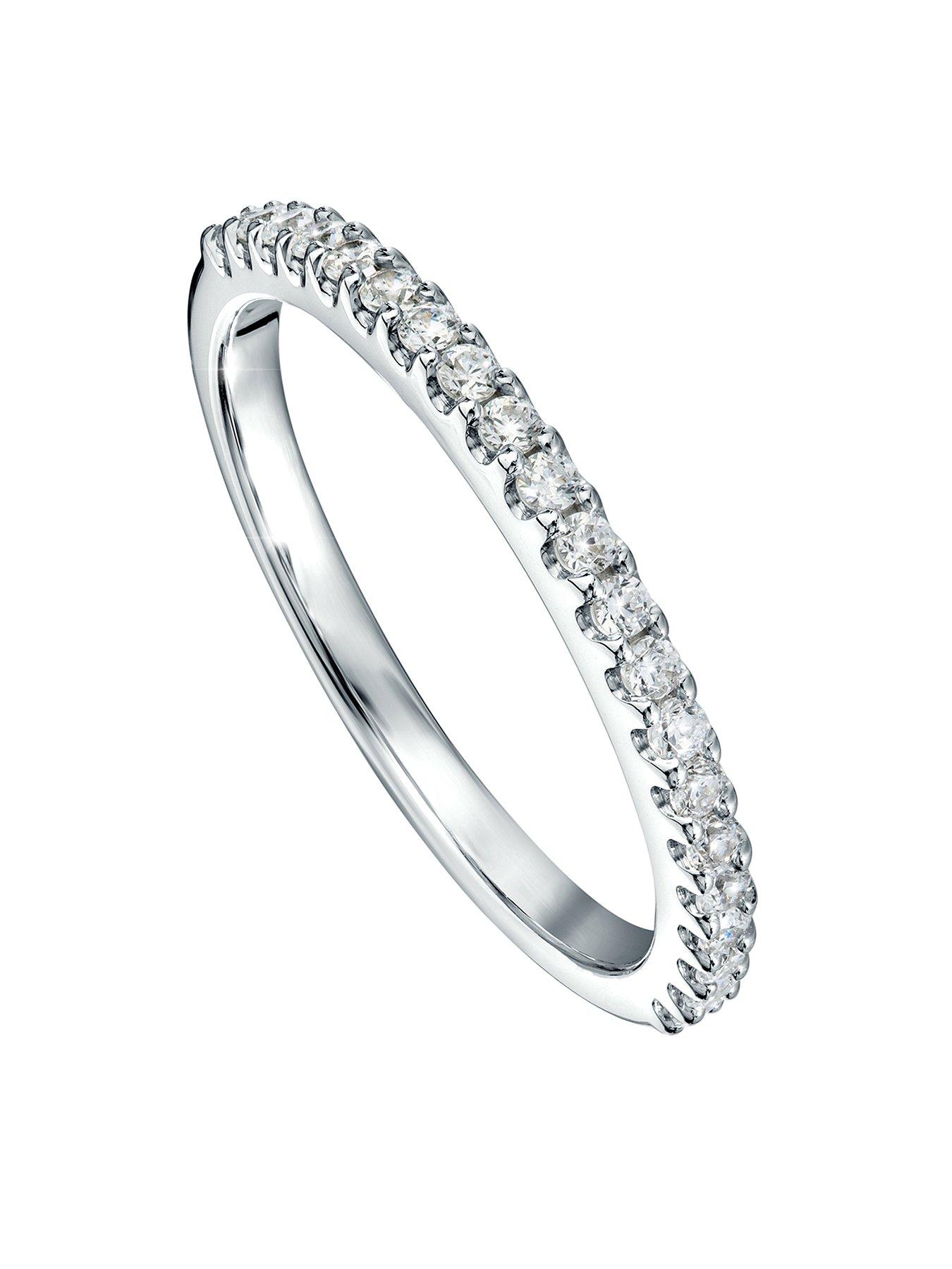 Created Brilliance Odette Created Brilliance 9ct White Gold 0.25ct Lab Grown Diamond Full Eternity Ring