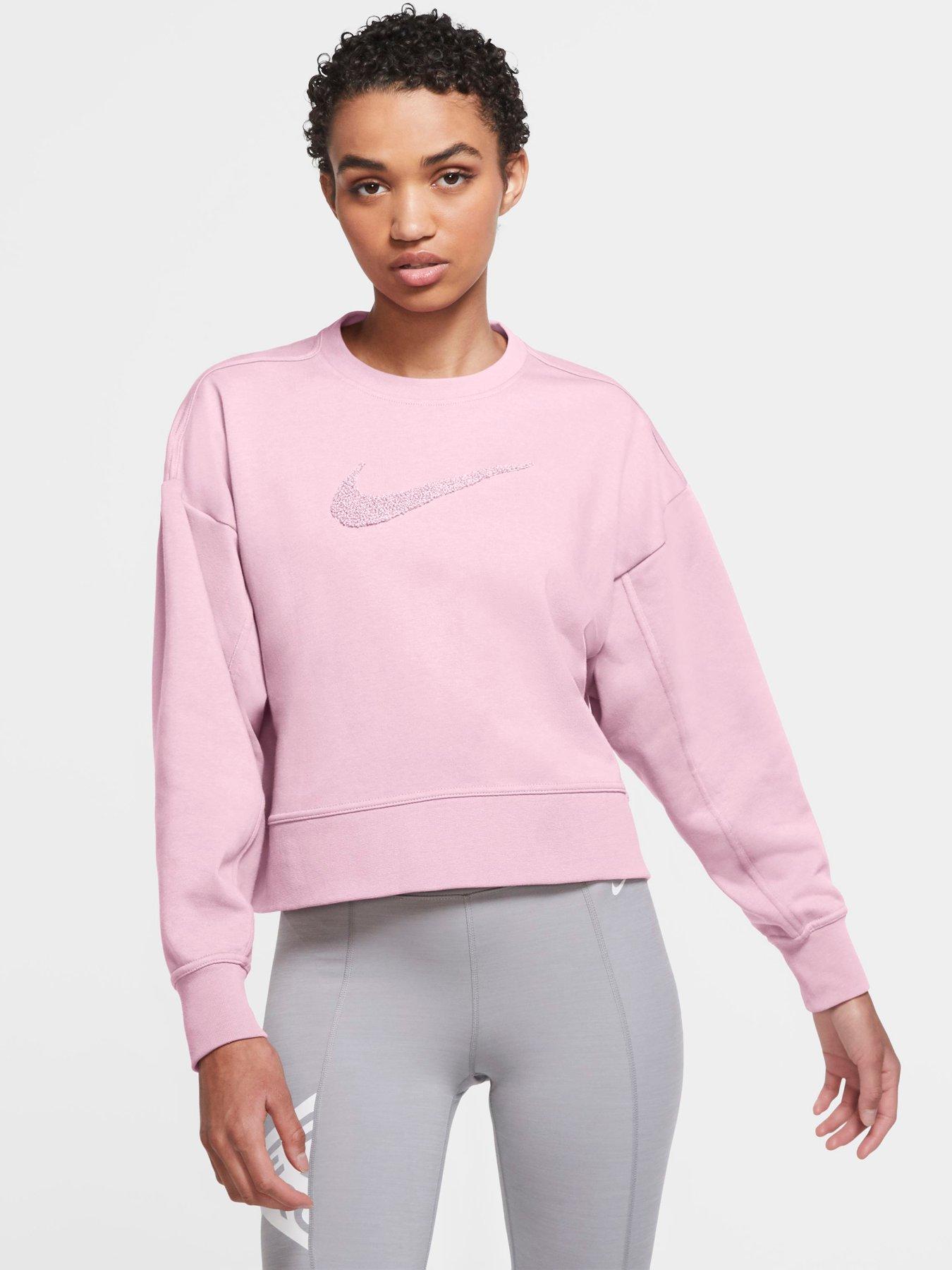 pink nike crewneck sweatshirt