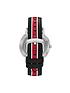 image of armani-exchange-cayde-white-dial-black-red-strap-watch