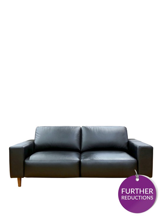 front image of lawson-leather-3-seater-sofa