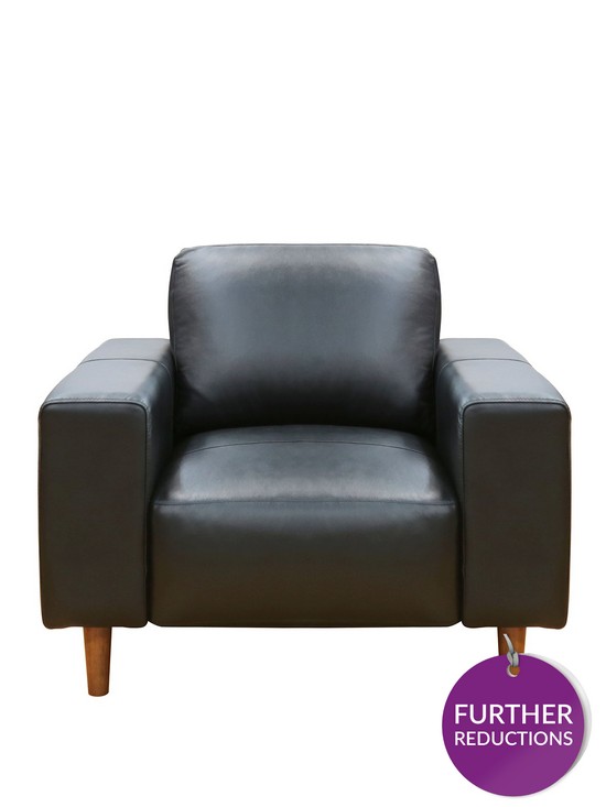front image of lawson-leather-armchair