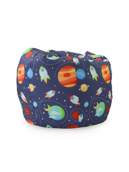 stillFront image of rucomfy-outer-space-classic-bean-bag