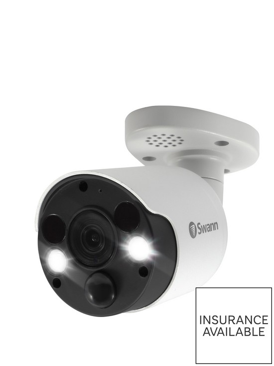 front image of swann-smart-security-4k-spotlight-bullet-add-on-cctv-camera-with-colour-night-vision-thermal-sensor-amp-pir-motion-detection-swnhd-887msfb-eu