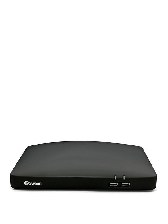 front image of swann-smart-security-8-channel-4k-2tb-hdd-analogue-dvr-digital-video-recorder-works-with-alexa-google-assistant-amp-swann-securitynbspswdvr-85680h-eu