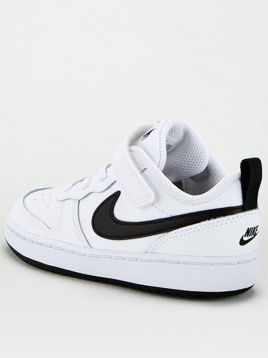 stillFront image of nike-infants-court-borough-low-2-trainers-white