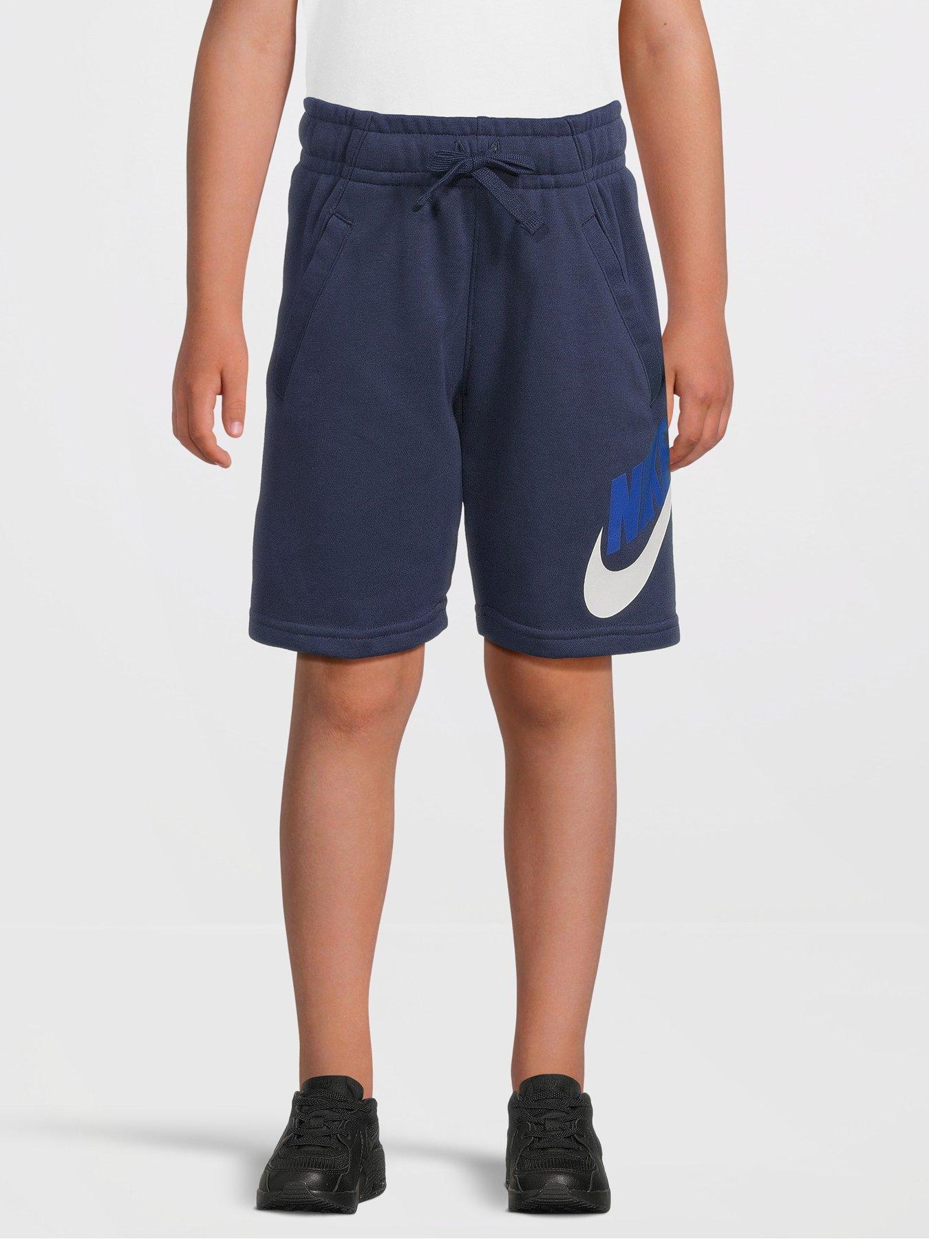 boys navy blue nike shorts